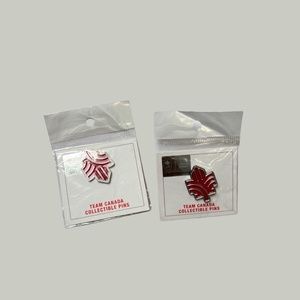 LOT OF 2 NWT HBC Olympics Team Canada Collectable Pins